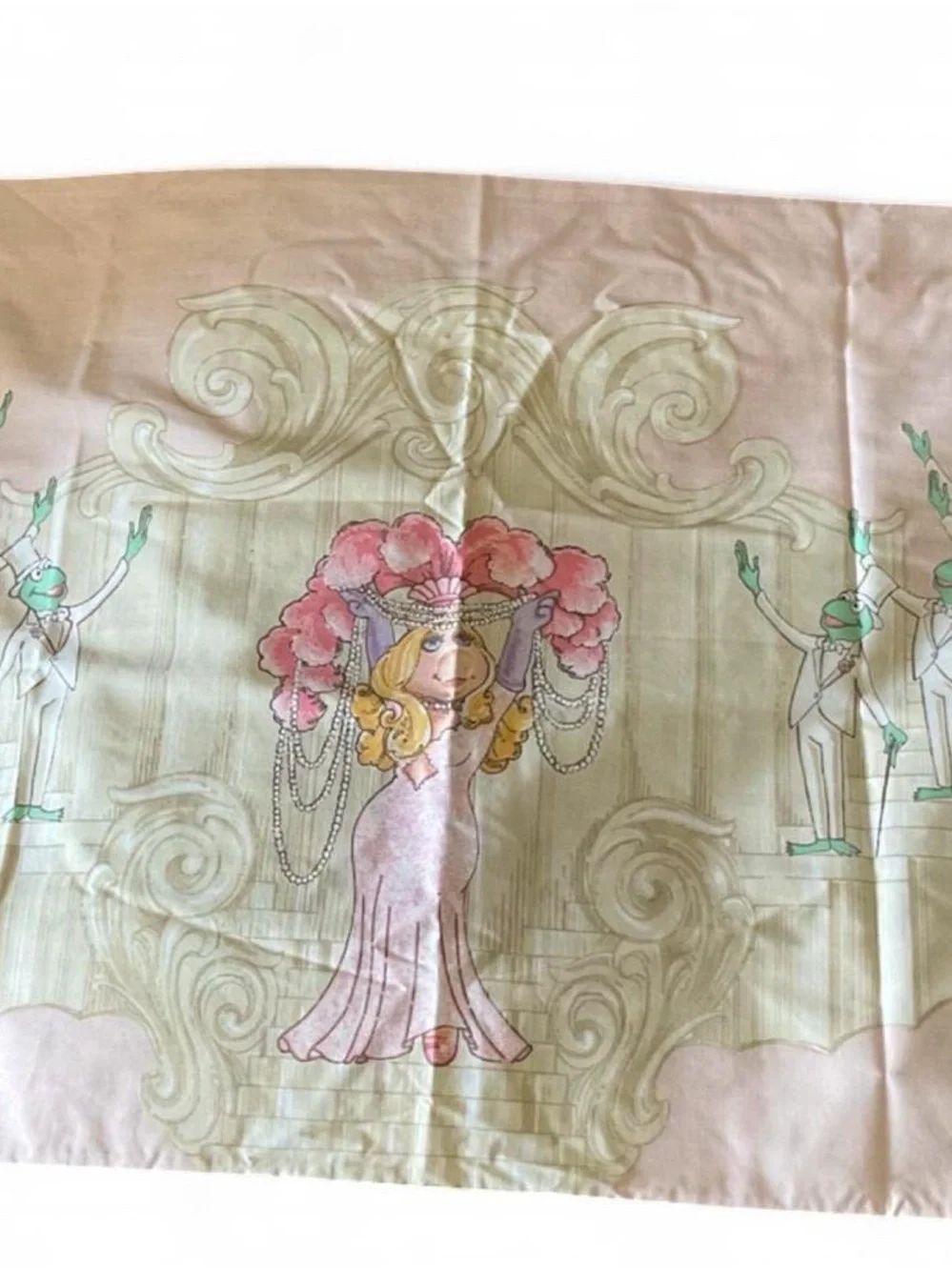 Muppets Miss Piggy and Kermit Pillowcase Set